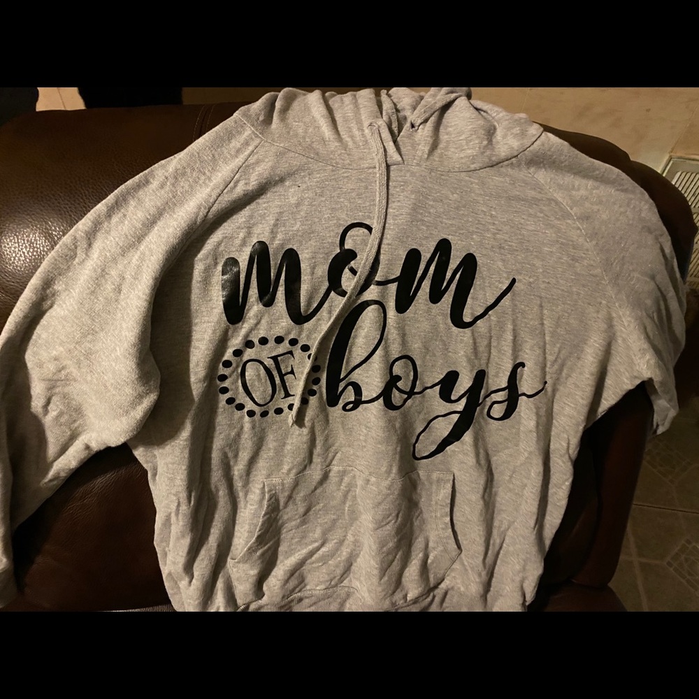 Mom of boys hoodie